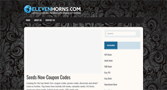 Desktop Screenshot of elevenhorns.com